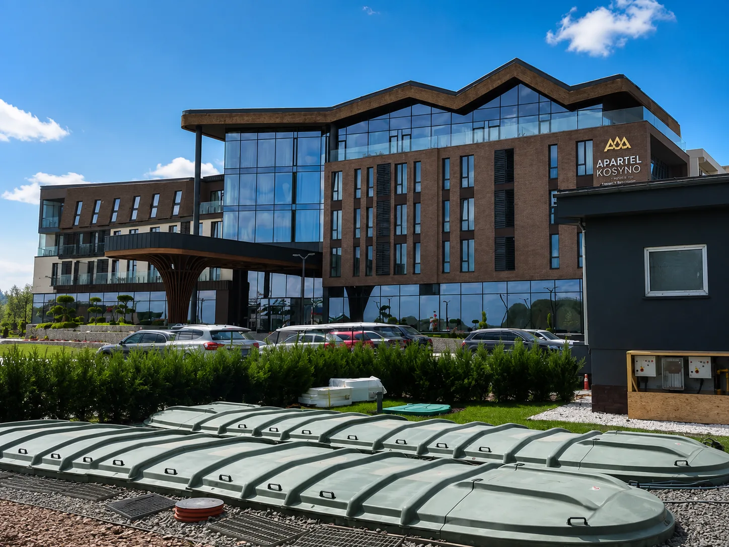 Apartel Kosyno, Косонь (Закарпаття) — система очищення стічних вод BioDisc®