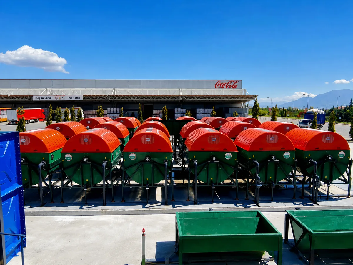 Станція на ротаційних біодисках PlanetDISK® на заводі Coca-Cola